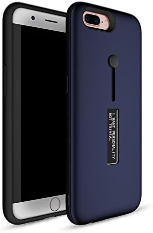 iPhone 7 plus &amp; iPhone 8 plus Case, YAZHAN Heavy Duty Protection Slim Protective Rugged Dual Layer Corner Cushion Design [Camera Protection] for Apple iPhone 7 plus / iPhone 8 plus (Blue)
