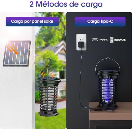 Lâmpada Solar Mosquito Dividida de 4500 V