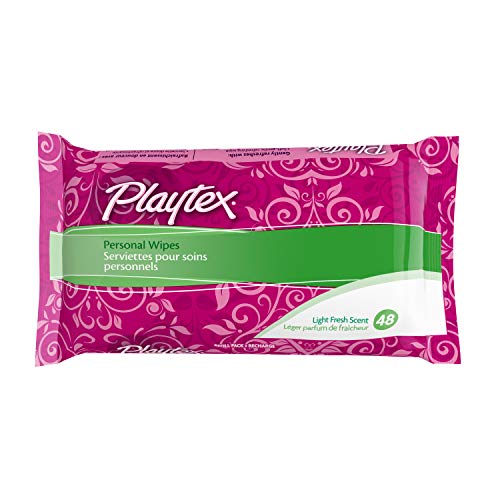 Playtex Personal Cleansing Cloths Refill Pack, Scent, 48 Package fresh 144 Count (Pack of 3