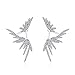 Angel Wings Jacket Cubic zircon Stud Earrings for Women And Girls Jewelry