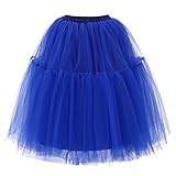 Kinrui Women's High Waist Princess Tulle Skirt
