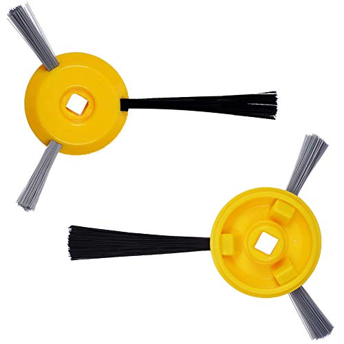 Vacuum Cleaner Filter Side Brush Replacement Accessories Replenishment Kit Compatible with Shark ION Robot RV700 RV720 RV750 RV750C RV755 (4 Filters +6 Side Brushes) - Thumbnail 2