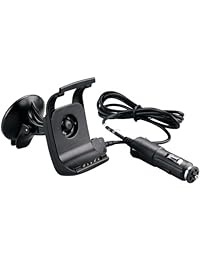 Garmin Auto Suction Cup Mount con altavoz, talla única , Negro