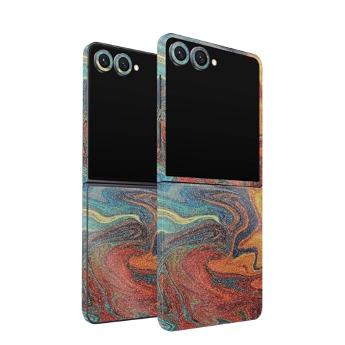 2 Pack of Phone Skins for Samsung Galaxy Z Flip 7 - Lava Water| Protective Viny…