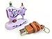 Sewing Machine USB Flash Drives for Data transferring, Storage and Back-up, (4GB, Lilac)