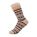 Zando Women Winter Thick Crew Sock Knit Warm Cashmere Boot Sock Cozy Casual Wool Cabin Sock Comfort Athletic Socks