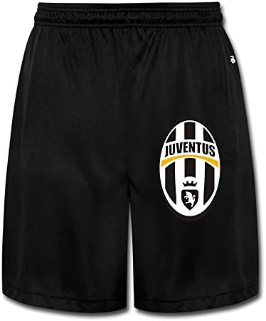 LAOdaa Men's 2016 UEFA Juventus Logo Shorts Sweatpants