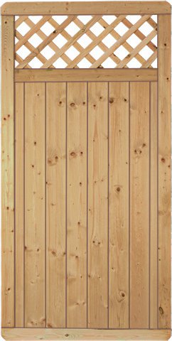 GreenSeason Lamellenzaun Prag B90 x H180 cm.
