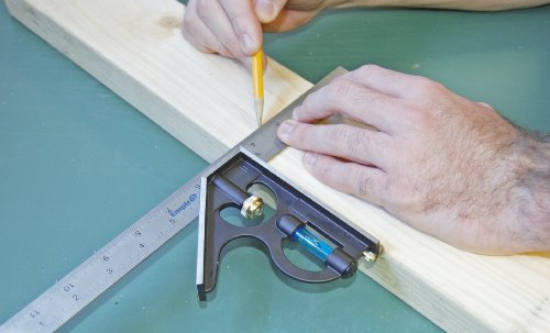 Empire Level E250 12-Inch Heavy Duty Professional Combination Square w/Etched Stainless Steel Blade and True BlueR Vial