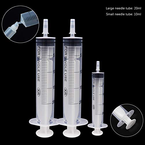 FREEORR 24 Packs Lip Gloss Empty Tubes Containers(10ml), 2 Packs 20ml+1 Pack 10ml Plastic Syringe Dispensing, Lip Balm Soft Tube for Women &Girls DIY Lip Gloss Cosmetics - Thumbnail 2
