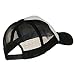 e4Hats.com Big Foam Mesh Truck Cap - White Black OSFM