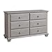 Oxford Baby Kenilworth 6 Drawer Dresser, Stone Wash