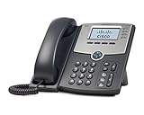 Cisco SPA504G 4-Line IP Phone with 2-Port Switch, PoE and LCD Display, Silver, Grey (Renewed)