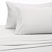 Amazon Brand – Pinzon 300 Thread Count Percale Cotton Sheet Set - Twin XL, White