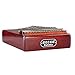 GECKO Kalimba 17 Keys Wide key Thumb Piano builts-in EVA high-Performance Protective Box, Tuning Hammer and Study Instruction.K17MA