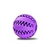 Toy Ball for Dogs [Dental Treat][Bite Resistant] Jakpak Durable Non-Toxic Strong Tooth Cleaning Dog Toy Balls for Pet Training/Playing/Chewing,Soft Rubber,Bouncy,Tennis Ball Size 2.8 Inch