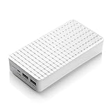 Poweradd Pilot Plus 20000mAh Power Bank External Battery Li-Polymer Battery Pack for iPhone, iPad, Samsung Galaxy Note, HTC, Other Smartphones and Tablets - White