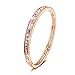 Brilla Gifts for Women Bracelet Rose Gold Plated Bangle Fashion Jewelry With Swarovski Crystals,7