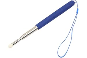 Ciieeo Stainless Steel Telescopic Stylus Pen 1.2m Blue Teacher for Classroom Electronic Screen Touchscreen