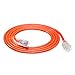 Amazon Basics 10-Foot 3-Prong Heavy-Duty Indoor/Outdoor SJTW Lighted Extension Cord - 15 Amps, 1875 Watts, 125V - Orange