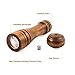 Pepper Grinder – 2 pcs Pepper Mill, Ceramic Mill with Strong Adjustable Solid Wooden Grinder (8 inch) by TOPODO