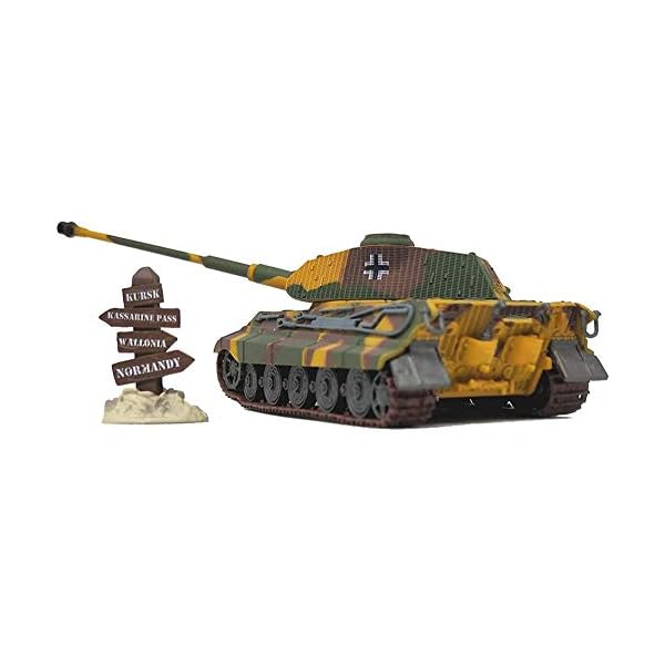 CMO Panzer Modelle Plastik 1/72, Deutschland Panzerkampfwagen Vi Tiger II, Druckguss Militär Tank, Kinderspielzeug und… – Bild 4