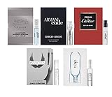 Men's cologne sampler pack - ALL High end Designer perfume sample Lot x 5 Cologne Vials