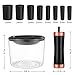 Bevice Makeup Brush Cleaner and Dryer, USB Rechargeable Makeup Brush Cleaner, Electric Makeup Brush Spinner, 2 Adjustable speed, 8 Collars, with Cleaning Mat（2019 Upgraded）