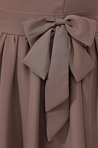 Bess Bridal Women's Cap Sleeve Knee Length Mother of The Bride Party Dress Size 2 US Gold - Thumbnail 4