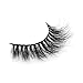 3D Real Mink Fur False Eyelashes Reusable Handmade Natural Long Soft Black Cotton Band D661 for Daily Makeup