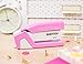 Bostitch Office InCourage Spring-Powered Compact Stapler, BCA Pink (1588), plastic-half strip