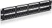 TRENDnet 48-Port Cat5/5e Unshielded Wallmount or Rackmount Patch Panel, Backwards Compatible with CAT 3/4/5 Cabling, TC-P48C5E primary