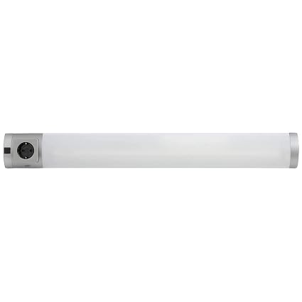 Rabalux 2327 Soft Wandleuchte Mit Steckdose Silber Mit Schalter