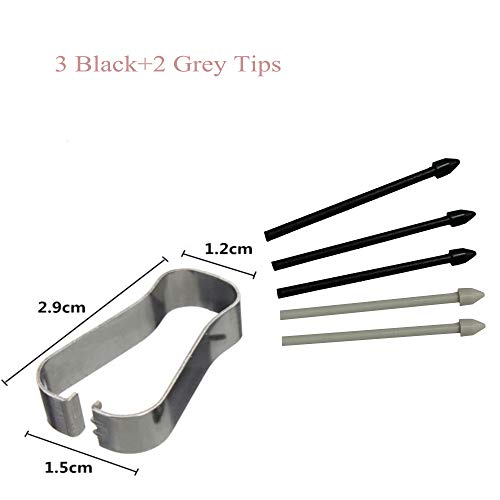 Eaglewireless Replacement Stylus S Pen Tips Nibs for Samsung Galaxy Note 10,Note 10 Plus+Tweezer (Black)