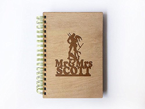 Wedding Guest book (wood) - notebook - ,Harley Quinn & Deadpool