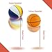 Aoneky Rubber Size 3/Size 5 Basketball - Colorful Rainbow Ball for Kids Aged 3-10 Years Old, Girls Boys Mini Sport Ball Toy, Ball Pump Included (Size 3)