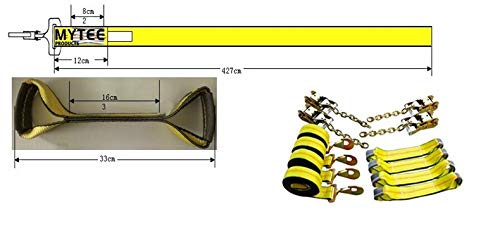 Roll Back Tie Down System Snap Hook 8 Point for Car Hauler Carrier Tow Truck