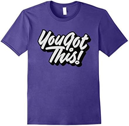 Mens You Got This Motivational T-Shirt XL Purple