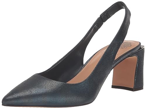 Vince Camuto Women’s Hamden Slingback Pump, Gilded Navy, 11