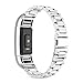 WOCOOL Charge 2 Band Adjustable Charge 2 Watch Bands Metal Replacement Band Fitness Tracker for Charge 2 Accessories(Silver)