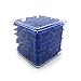 Silfrae 3D Maze Ball Magic Cube Puzzle Box Space Training Imagination Education for Kids and Adults (Square-Blue)
