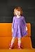 Girls Soft Cotton Jersey Long Sleeve Tiered Dress