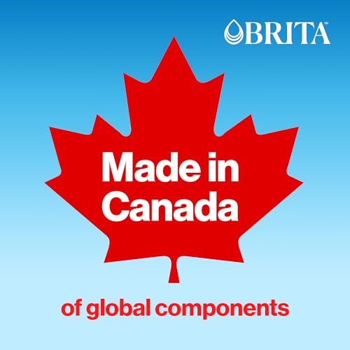 Brita Standard Water Filter, BPA-Free, Replaces 1,800 Plastic Water Bottles a Year, Lasts Two Months or 40 Gallons, Includes 1 Filter, Kitchen Essential