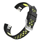 For Fitbit Alta HR and Alta Bands, bayite Replacement Bands Strap with Stainless Steel Buckle Soft Silicone Classic Accessories 5.5