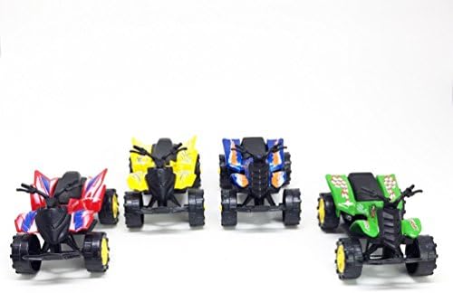 ATV Four Wheeler Toy Set / Cake Toppers Bundle