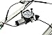Prime Choice Auto Parts WR841536 Front Left Drivers Side Power Window Regulator With Motor