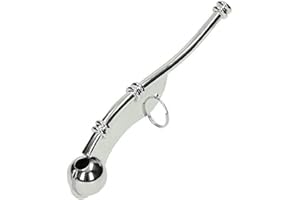 Mil-Tec Nickel-Plated Boatswain Compact Lightweight Portable Whistle for Maritime Signaling, 5 x 1 in., 0.8 oz. | Loud, Clear