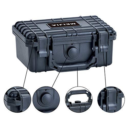 MEIJIA Portable All Weather IP67 Waterproof Hard Case,Camera Case with