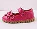 Vokamara Baby Toddler Girls Soft PU Leather Mary Janes Flowers Bow Dress Shoes