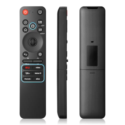 Replacement Magic-Remote-Control for-LG Smart TV, Voice Remote Control Compatible with LG 2019-2025 OLED QNED UHD and 4K TVs, Replaces MR25GA MR24 MR23 MR22 MR21 MR20 MR19 Series